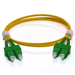 Fiber patch cord OS2 SM, 9/125, G657A2, SC/APC-SC/APC,