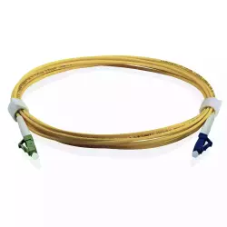 Fiber patch cord OS2 SM, 9/125, G657A2, LC-LC/APC, Simplex