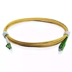 Fiber patch cord OS2 SM, 9/125, G657A2, LC/APC-SC/APC, Simplex