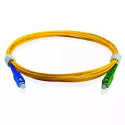Fiber patch cord OS2 SM, 9/125, G657A2, SC-SC/APC, Simplex