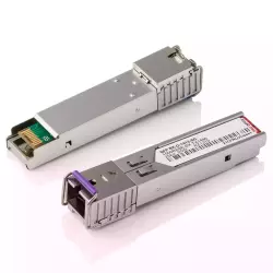 1000M SFP BiDi LX, 20 km, Tx1490/Rx1310 nm, DDM, SC Simplex, Singlemode